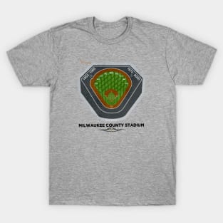 Milwaukee County Stadium • Milwaukee, WI T-Shirt